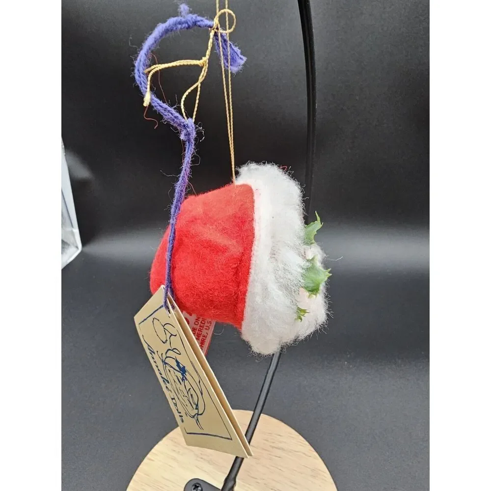 Vintage 1997 Annalee Mobilitee Dolls Santa Ornament‎ Christmas